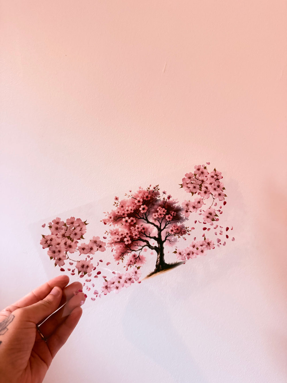 Pink blossom tree