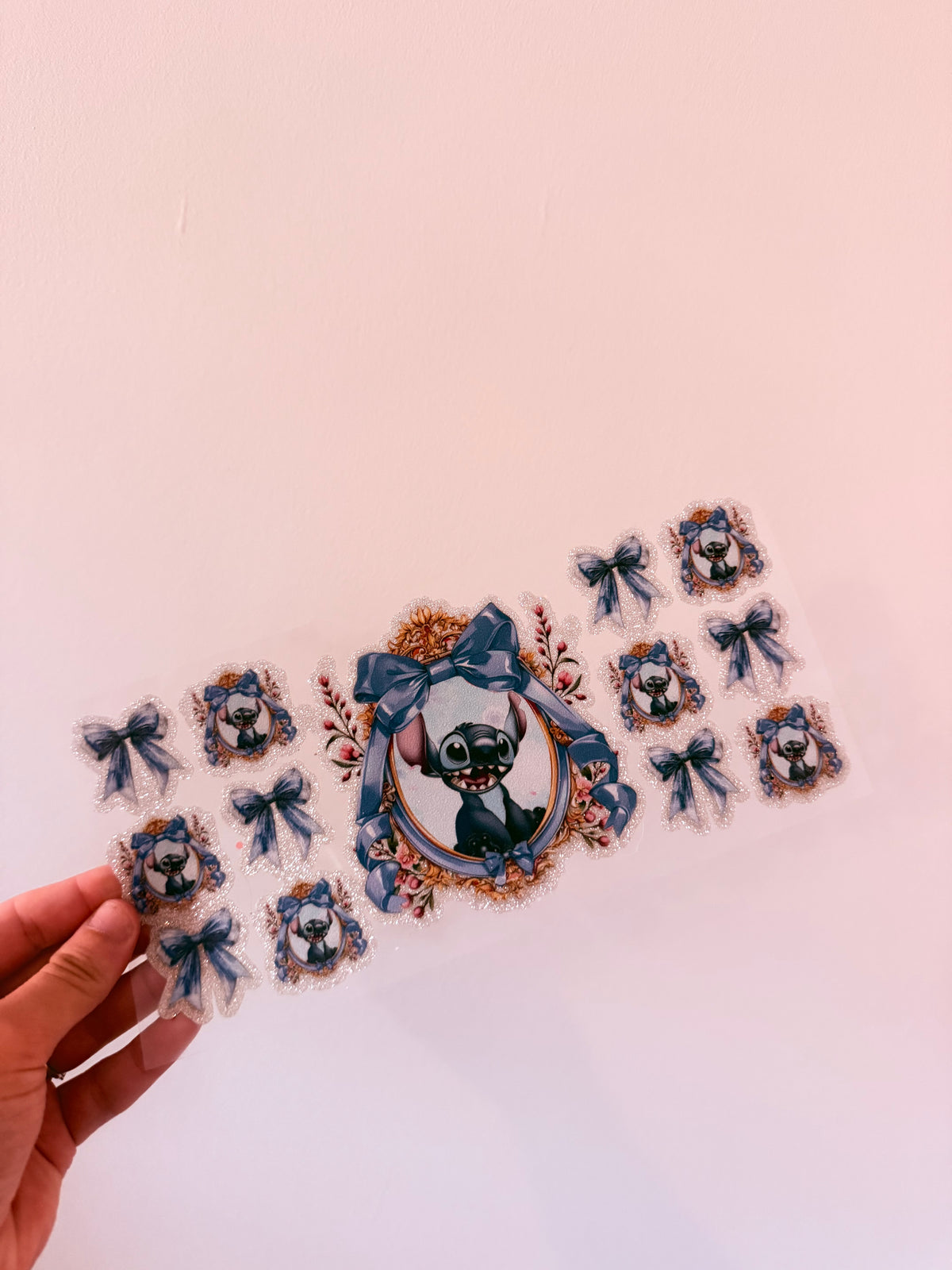 Stitch glitter wrap